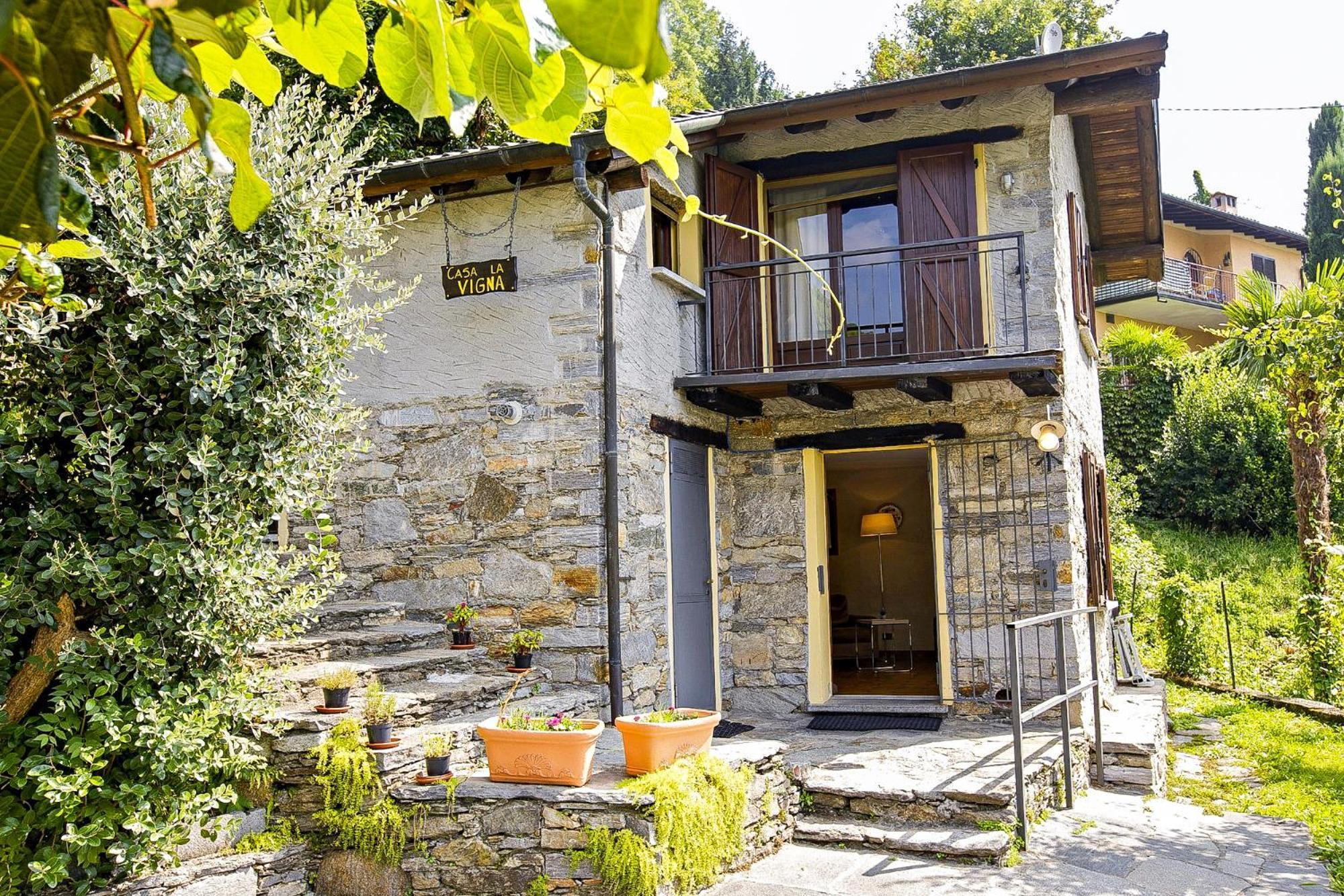 Rustico La Vigna Villa Cannero Riviera Eksteriør bilde